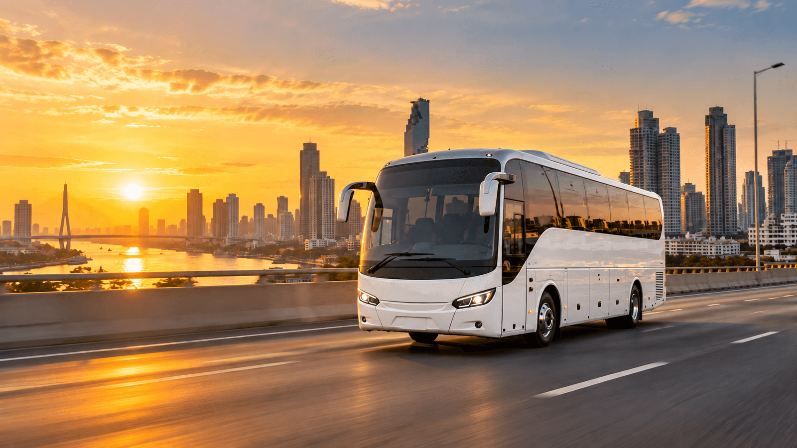 Private bus and coach hire in Bangkok
